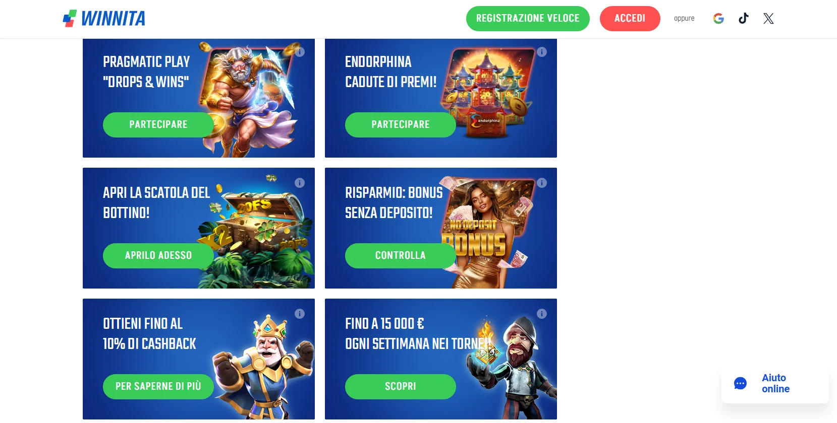 Winnita Casino bonus di benvenuto e promozioni disponibili per i giocatori italiani Winnita Casino bonus di benvenuto e promozioni disponibili